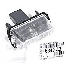 Resim Peugeot 206 Plaka Lambası Psa Marka 6340.A3 