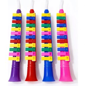 Resim Renkli Plastik Melodika 