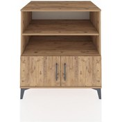 Resim Kronos Şifonyer 3 Raflı 2 Kapaklı 88x59x96 Çam-çam Atlas Çam 