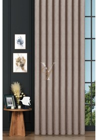 Resim Petek Fon Perde V-1023 Pudra Pudra 