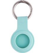 Resim Zore Airtag 01 Uyumlu Silikon Anahtarlık-su Yeşil 