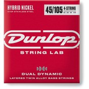 Resim Jim Dunlop DBHYN45105 Hybrid Nickel Bas Gitar Teli (45-105) 