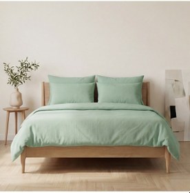Resim Prime Sleeks Harmony %100 Pamuk Çift Kişilik Nevresim Takımı, Su Yeşili Su Yeşili 
