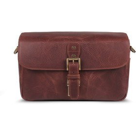 Resim MegaGear Mg1331 Hakiki Deri Kamera Çantası - Kahverengi 