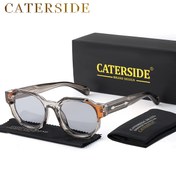 Resim Caterside Retro Steampunk Stil Gözlükleri - Metal Çekirdekli Tam Çerçeveli Moda Çerçevesi, Turuncu ve Siyah Geometrik Tasarım, Erkekler ve Kadınlar için Mükemmel, Günlük Giyim veya Fotoğraf Aksesuarları için İdeal, Temizlik Bezi ve Kılıf Dahil, Şık Gözlükler | Geometrik Desen | Dayanıklı Gözlükler 