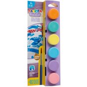 Resim Carioca Tempera Suluboya Süper Yıkanabilir Fırçalı 25 ML 6 Renk Pastel 40485 