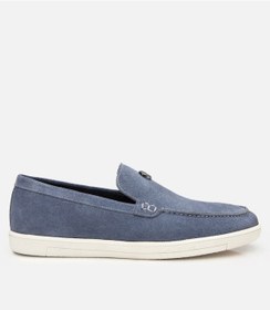 Resim Hotiç Erkek Süet Deri Mavi Loafer 02ayh303060a620 Mavi-blue Mavi 