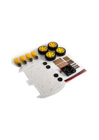 Resim 4WD Çok Amaçlı Şeffaf Mobil Robot Araba Platformu 