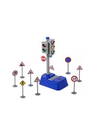 Resim Işıklı Oyuncak Trafik İşaretleri Eğitim Seti 
