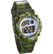 Resim Çocuk Kol Saati - Erkek Çocuk Kamuflajlı Çok Fonksiyonlu Spor Dijital Saatler Diğer 