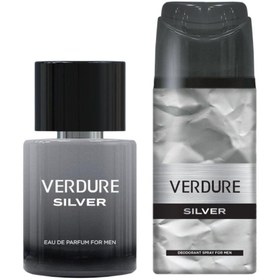 Resim VERDURE Silver Erkek Parfüm 100 ml Deodorant 150 ml 2'li Set 