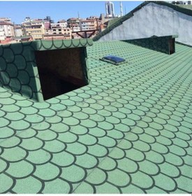 Resim Desenli Shingle Şıngıl Çatı Şiltesi Desenli Membran Çatı Kaplama (498498057) 