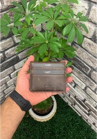 Resim Guard Antik Kahve Patlı Tasarım Deri Kartlık Siayh 