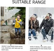 Resim RORPOIR Ayakkabı Kılıfı Ayakkabı Kabı 10 Parça Su Geçirmez Galoş Bot Kılıfı Anti Tek Kullanımlık Galoş Yüksek Galoş Kaymaz Bot Ayakkabı Yağmur Botu Kapakları 