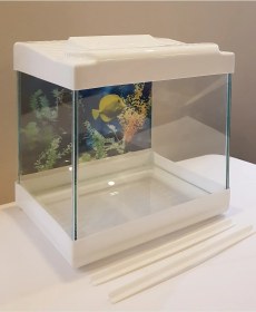 Resim Mini Akvaryum 20cm Beyaz 