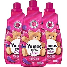 Resim Yumoş Extra Konsantre Çamaşır Yumuşatıcısı Orkide 1440 Ml 60 Yıkama 3 Adet Tekli 