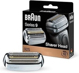 Resim Braun Seri 9 92S Elektrikli Tıraş Makinesi Kafa Yedek Kaseti, Tüm Seri 9 Elektrikli Tıraş Makinesi ile Uyumlu 9290cc, 9291cc, 9370cc, 9293s, 9385cc, 9390cc, 9330s, 9296cc 