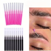 Resim 80 Adet Mini Kaş ve Kirpik Damgalama/Kaldırma Fırlatmalar - Bükülebilir Tek Kullanım Düşük İmmünolojisi Hipoalerjen Güzelllik Araçları, Çok Renkli Uclu (Pembe / Siyah Beyaz) Kalıcak Makaj, Mikroblading, Şeytan çekme ihtiyacınız ile Profesyonellerin kaliteli makyage firlatalari Seti, 50 adeti Saklıkutulu Yumuşaq tüller Hassas açık bej ışığa 80. Ergonomic saplı mini kaş şekillendiren & yukseten fircilar Sifonlu ambalaJda MicroBladInG MalzemelerI 