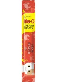 Resim Me-O Creamy Treats Yengeçli Kedi Ödülü 4 x 15 G 