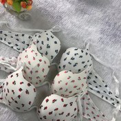 Resim 3 Adet Çiçek Desenli İç Çamaşırı Sütyeni, Polyester ve Elastan Karışımı, Örme Kumaş, U Şeklinde Yuvarlak Yaka, Çiçek Desenli, Çıkarılamayan Dolgulu, Yetişkinler İçin Telsiz 
