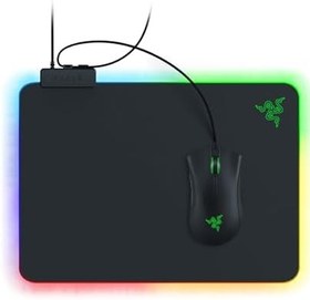 Resim Razer Firefly V2 - Oyun fare altlığı (mikroyapılı yüzeyli oyun fare altlığı, kablo montajı ve RGB aydınlatma) Siyah 