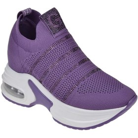 Resim Guja İçten Gizli Dolgu Tabanlı Kadın Spor Ayakkabı GJ-3004 MOR 