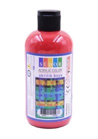 Resim Südor Akrilik Boya 250 Ml Vermiyon 22 Çok Renkli 