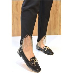 Resim Prego Halka Tokalı Tpu Hafif Taban Günlük Kadın Babet Ayakkabı Siyah D8972 S Siyah 