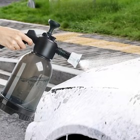 Resim 1 adet Ayarlanabilir Nozullu 2L Elde Taşınabilir Araba Yıkama Spreyi, Otomotiv Detaylandırma, Bahçe Sulama, Ev Temizliği için Çok Amaçlı Plastik Su Sprey Şişesi 