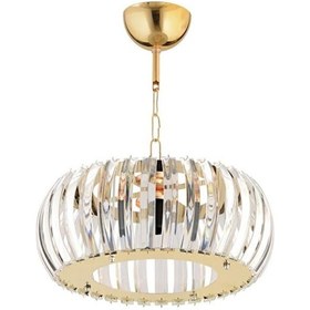 Resim İstanbul Avize Venüs Gold 22 Cm Kristal Taşlı Avize 