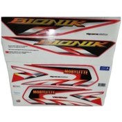 Resim Mobylette 2005 Bionik Yazı Takımı Kırmızı 