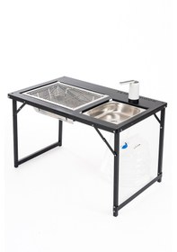Resim Temoutdoor Smart Table M Akıllı Kamp Masası Siyah 