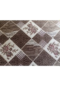 Resim Aslan Home Kahverengi Halı Klasik Desen Kahverengi Koyu Dokuma Taban Halı 