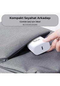 Resim Bix BX-PD20TA 20W Type-C PD Hızlı Şarj Adaptörü 