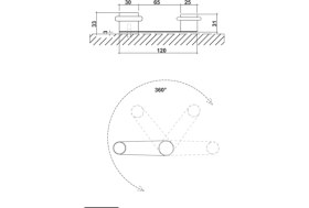 Resim Hafele Kapı Stoperi ve Sabitleyici Inox Renkli 