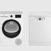 Resim Beko 2'li Avantajlı Set Kurutma ve Bulaşık Makinesi (Kmx 91 9 kg - Bm 4144 4 Prog) 