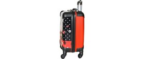 Resim Nishev.com Evini Sev Kız Çocuk Kırmızı Mickey Mouse Valiz 124 
