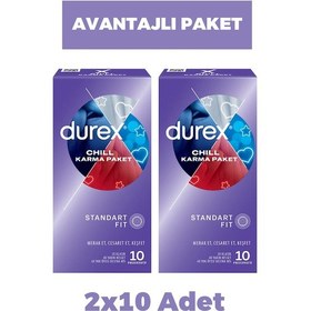 Resim Durex Chill Prezervatif 10'lu 2 Adet 