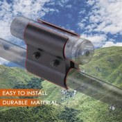 Resim 1 adet Alüminyum Alaşımlı El Feneri Tutucu ile Hex Anahtarı, 11-23mm Lazer El Fenerleri için Uygun, Metal Uzatma Başlığı, El Feneri, Lazer Işık, Siyah Tüp Montaj Aksesuarı 