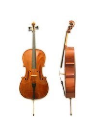 Resim Picaldi Cg106 4/4 Profesyonel Çello Seti Tam Boy Çello Standartları Zengin Harmonik Yapı Abanoz Klavye Ve Güçlü Ses Hacmi 