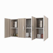 Resim Kenzlife hazır mutfak merlanda crd 060*120*32 mutfak banyo dolabı kapaklı raflı 