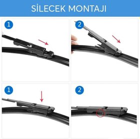 Resim İnwells Muz Silecek Takımı 2007-2014 Mercedes Sprinter ile uyumlu 