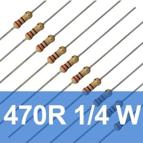 Resim Robocombo 470r 1/4w Direnç (10 Adet) 470 Ohm 