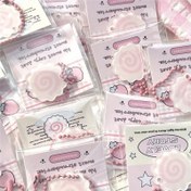 Resim 1 adet Japon Tarzı Pembe Mürekkep Balığı Yanık Kolye - Araba Dikiz Aynası için Akrilik Asma Süs, Anahtarlık, Çanta Aksesuarları - Elektrik Gerektirmez, Tüysüz - Çok Yönlü İç ve Dış Mekan Dekoru 