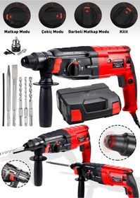 Resim DYNAMİC MAX Pro 4200W Kırıcı Delici Darbeli HILTI MATKAP Bakır Sargılı Çelik Şanzuman 2-28mm 5 Uç 
