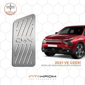 Resim İntachrom Citroen C4X Krom Ayak Dinlendirme Pedalı 2021 ve Üzeri 