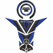 Resim GOGOPREMİUM YAMAHA MT09 2013 - 2018 UYUMLU Tank Pad Set 004 