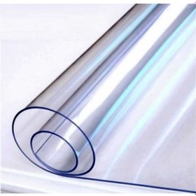 Resim 1.2 Mm Kalınlık 80 Cm En Şeffaf Kalın Pvs Masa Koruyucu Mika Masa Örtüsü 80 X 200 