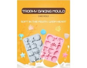 Resim Skygo 155- Siliko World Silikon Kek Çikolata Sabun Mum Epoksi Reçine Kalıp 