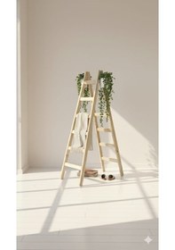 Resim 6 Basamaklı Ahşap Merdiven Standart Model 